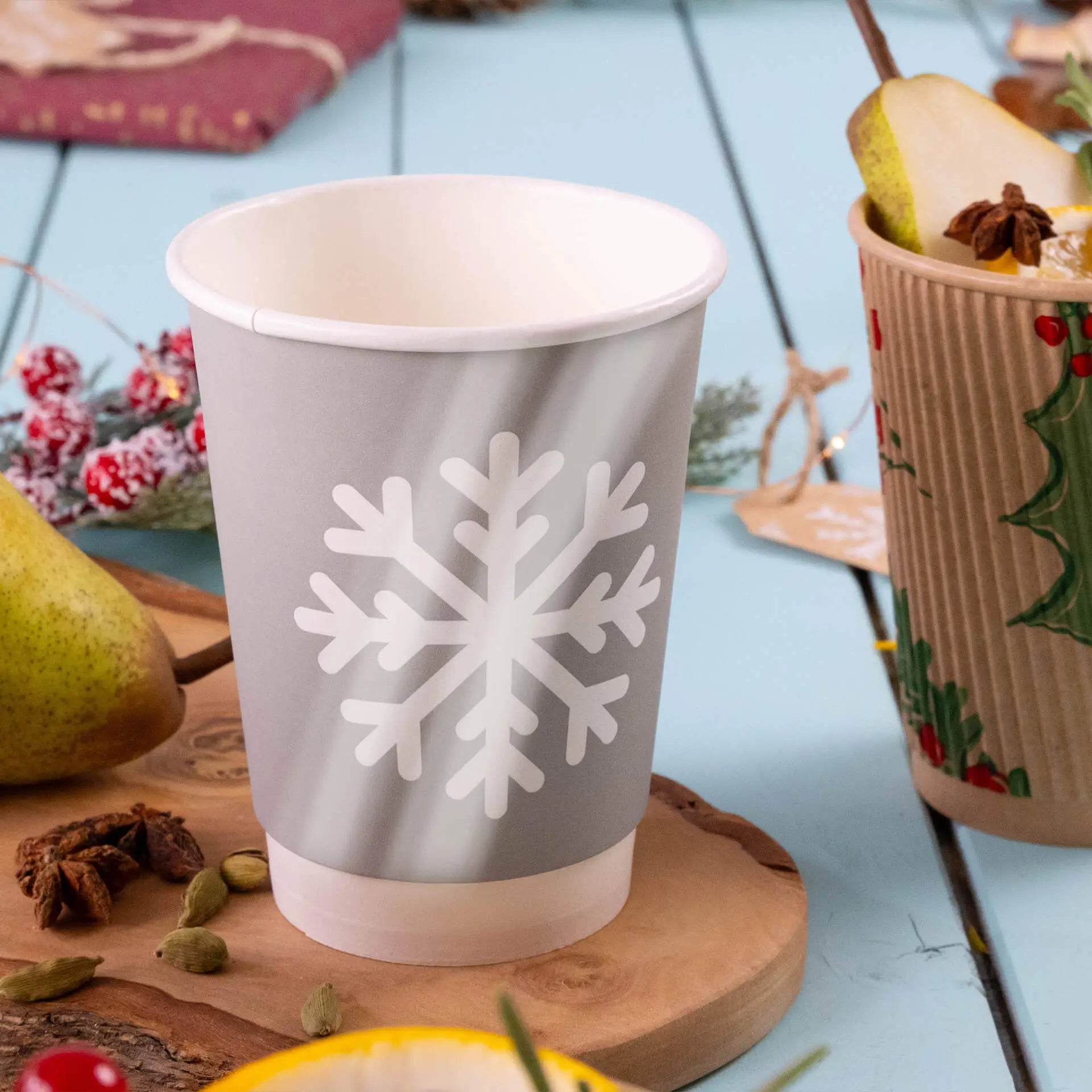 Doppelwandige bedruckte Pappbecher - Coffee Becher to go mit Logo