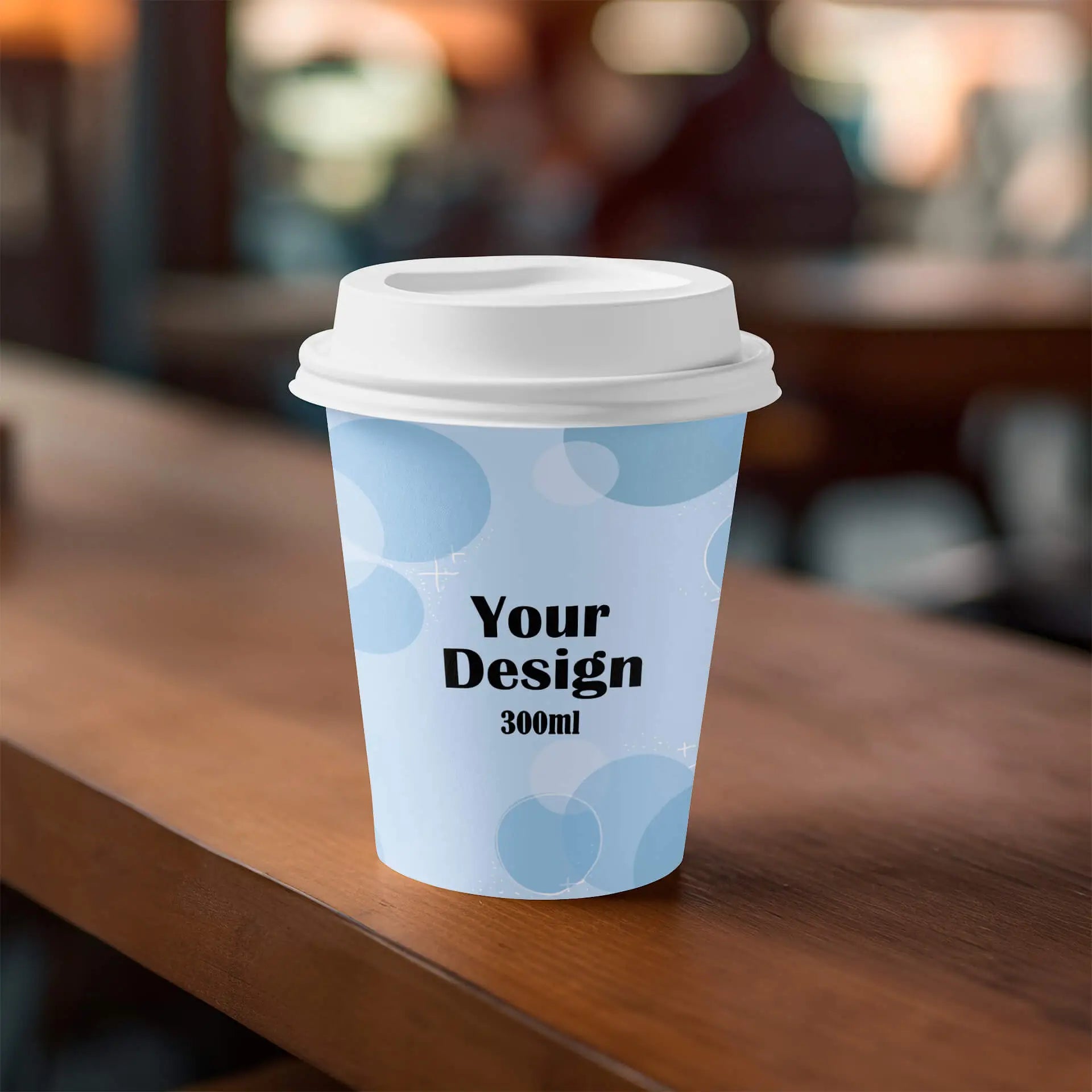 Einwandige bedruckte Pappbecher- Coffee to go Becher mit Logo