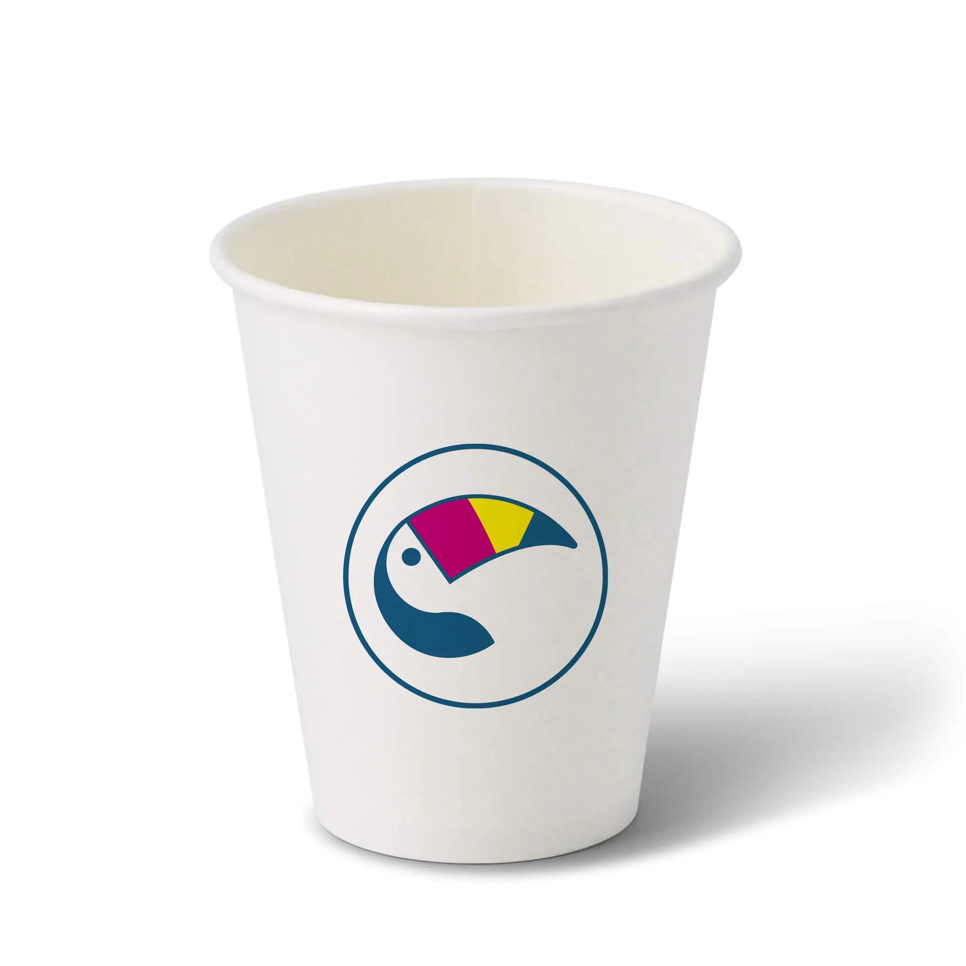 Einwandige bedruckte Pappbecher- Coffee to go Becher mit Logo