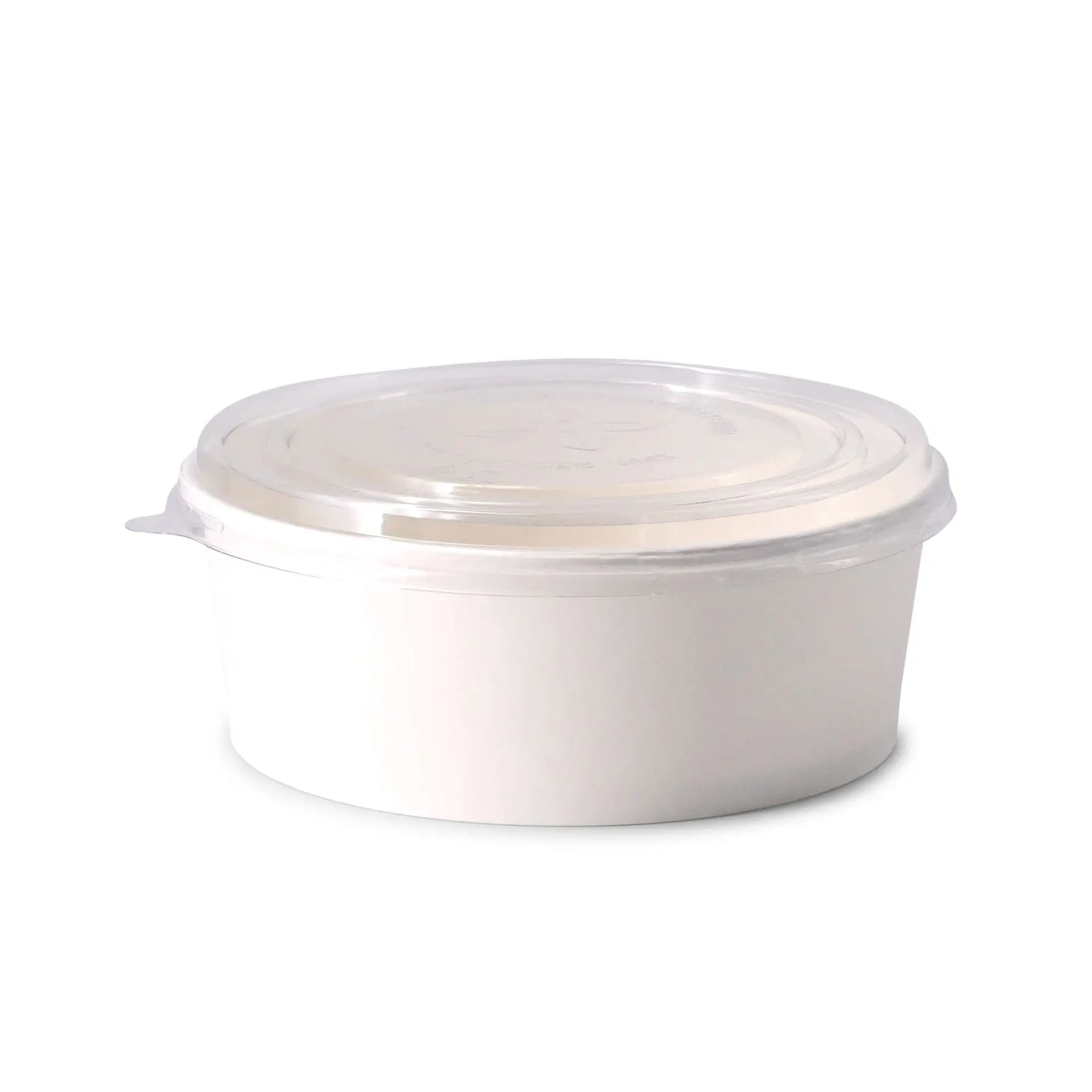 Deckel für Salatschalen, aus rPET, transparent, 185 mm, ohne Druck