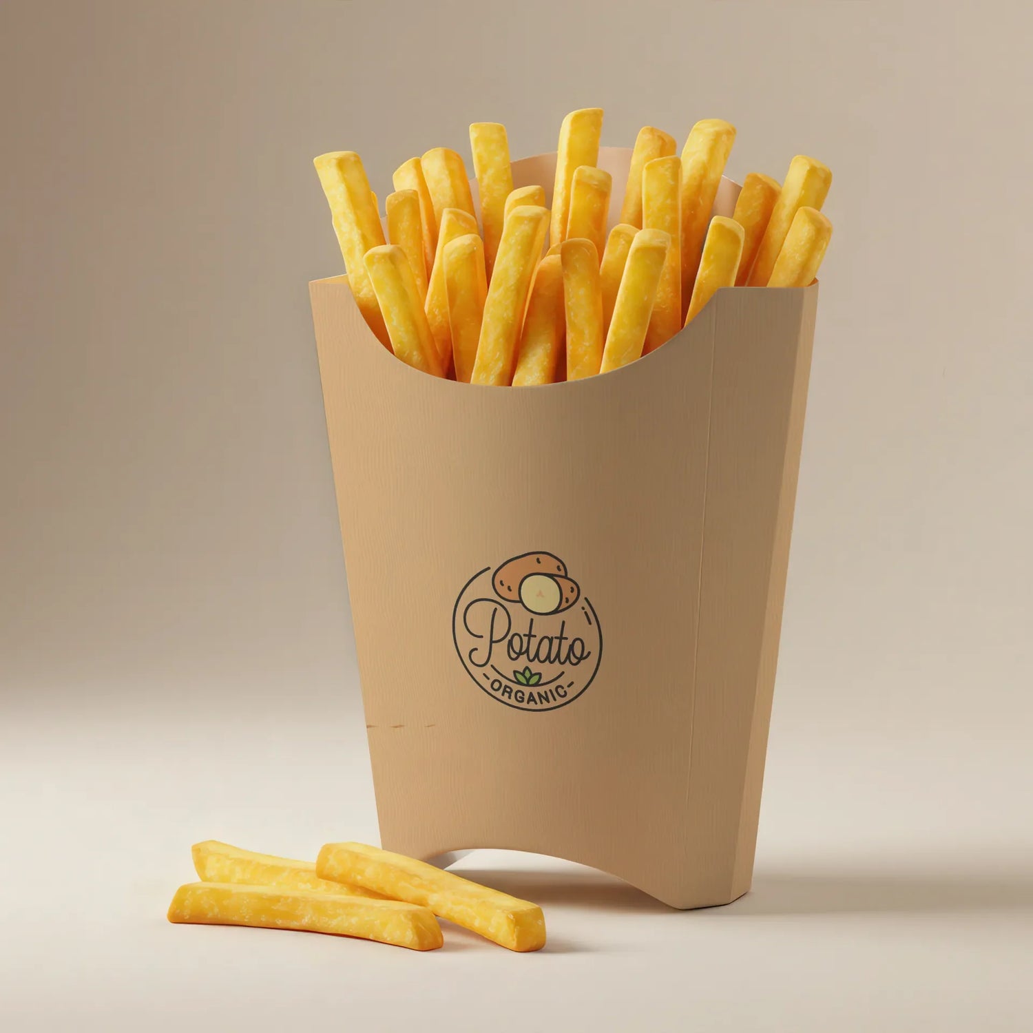 Pommes Verpackungen