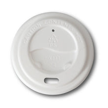 Deckel für Trinkbecher, mit Trinköffnung, aus PS, weiß, 62 mm, ohne Druck