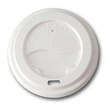 Deckel für Trinkbecher, mit Trinköffnung, aus PS, weiß, 80 mm, ohne Druck