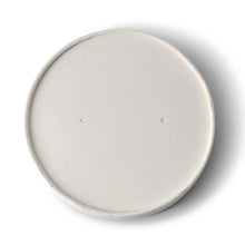 Deckel für Salatschalen, Membranfunktion, aus Karton, mit PE Beschichtung, weiß, 185 mm, ohne Druck