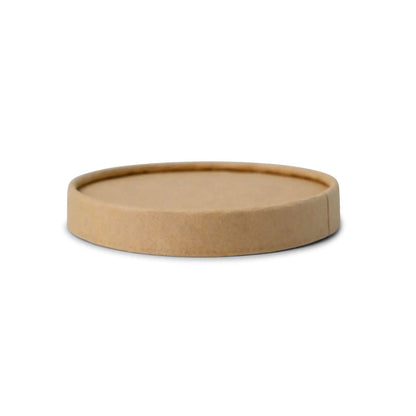 Deckel aus Pappe Ø 92 mm, braun (Eisbecher)