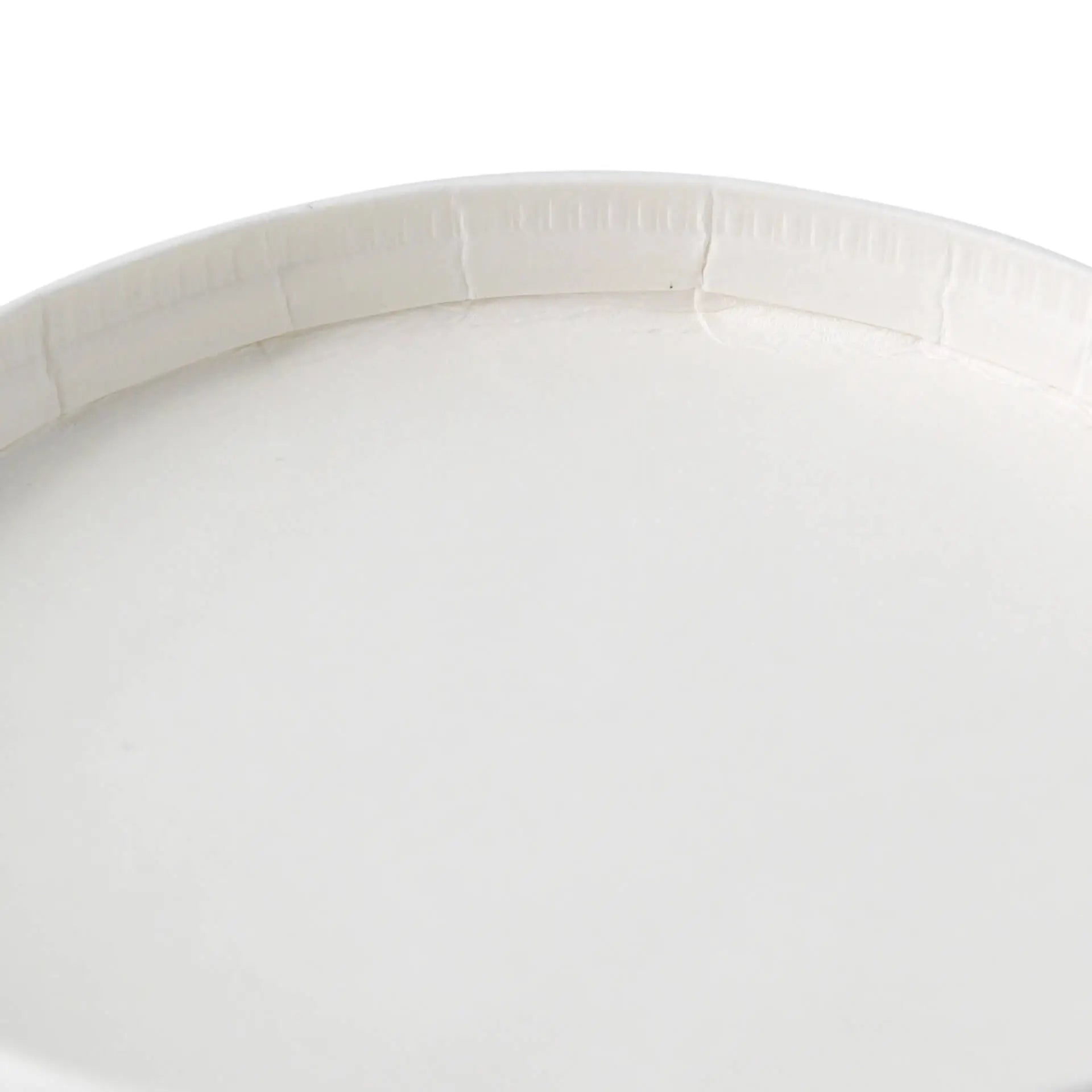 Deckel aus Pappe Ø 92 mm, weiß (Eisbecher)