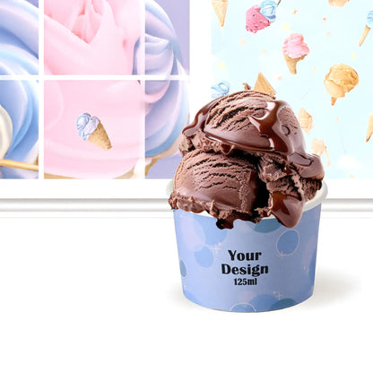Expresslieferung: Eisbecher individuell bedruckt - Eisbecher mit Logo