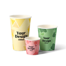 Expresslieferung: Bedruckte Pappbecher (einwandig) - Coffee Becher to go mit Logo