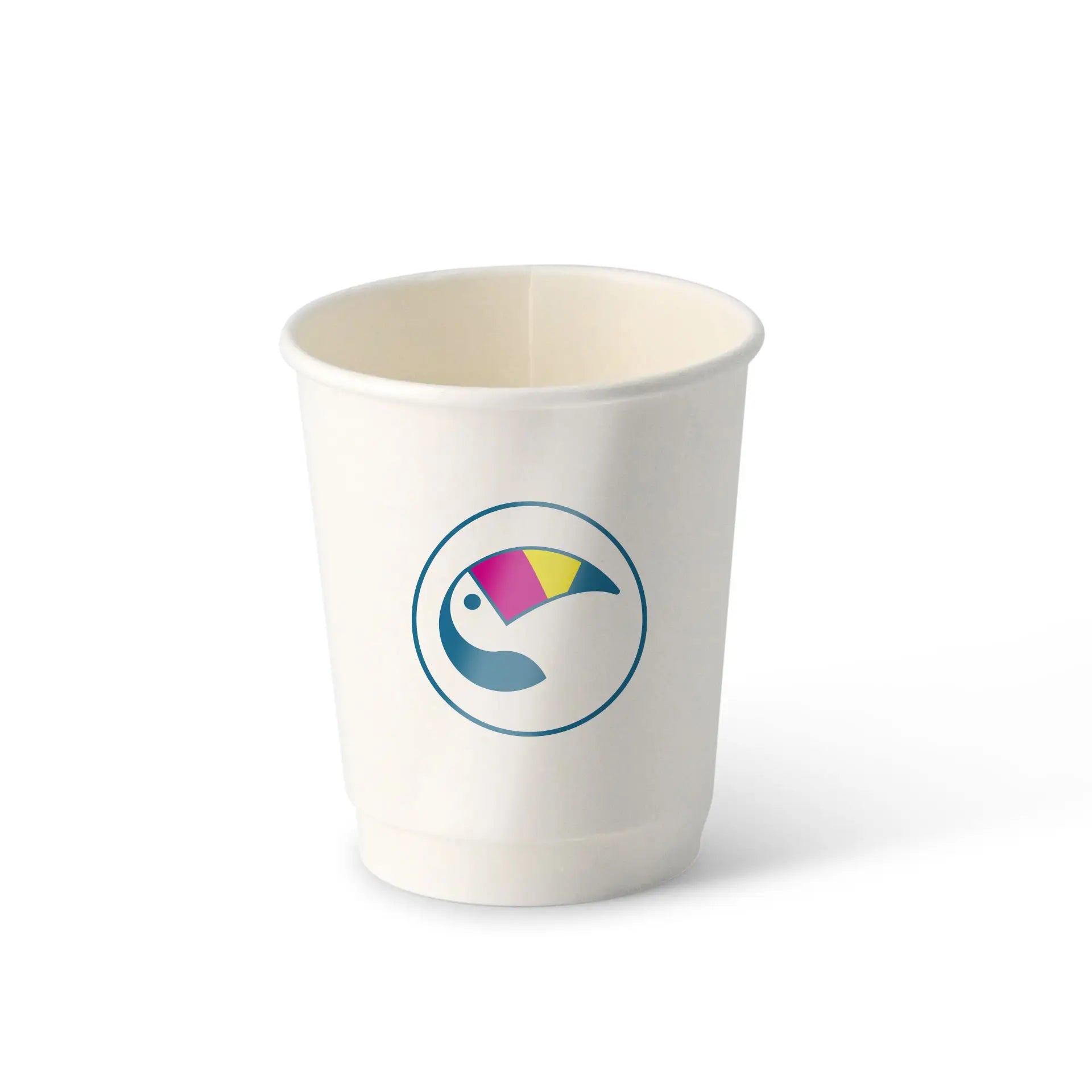 Expresslieferung: Bedruckte Pappbecher (doppelwandig) - Coffee Becher to go mit Logo