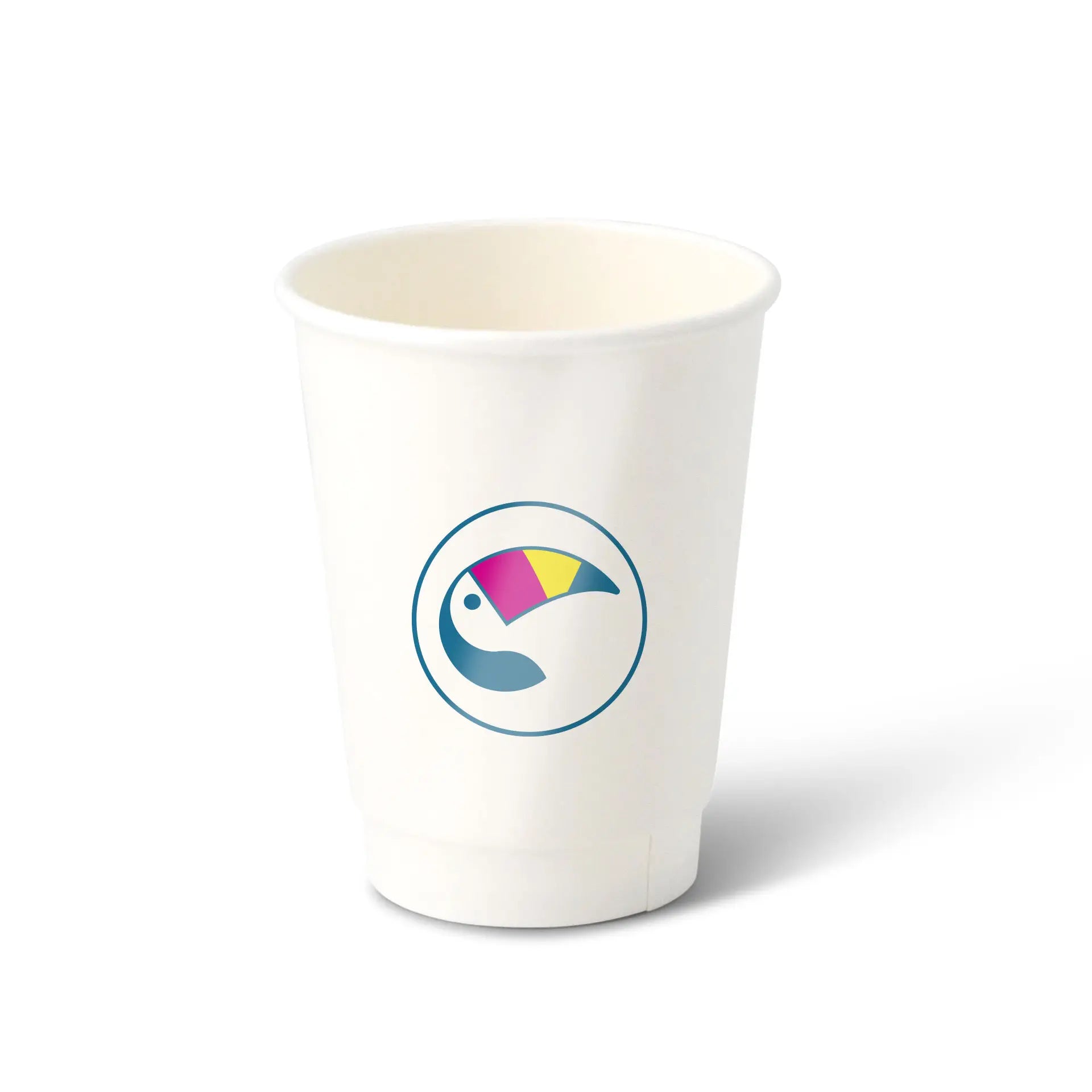 Expresslieferung: Bedruckte Pappbecher (doppelwandig) - Coffee Becher to go mit Logo