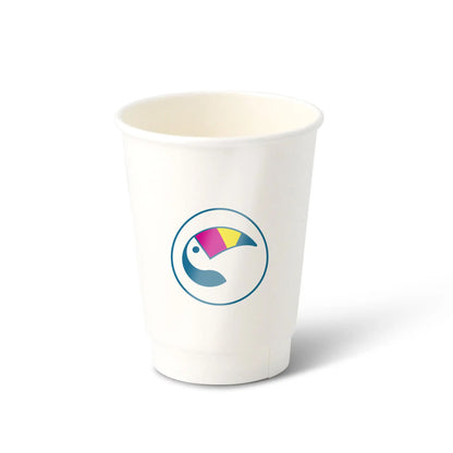 Expresslieferung: Bedruckte Pappbecher (doppelwandig) - Coffee Becher to go mit Logo