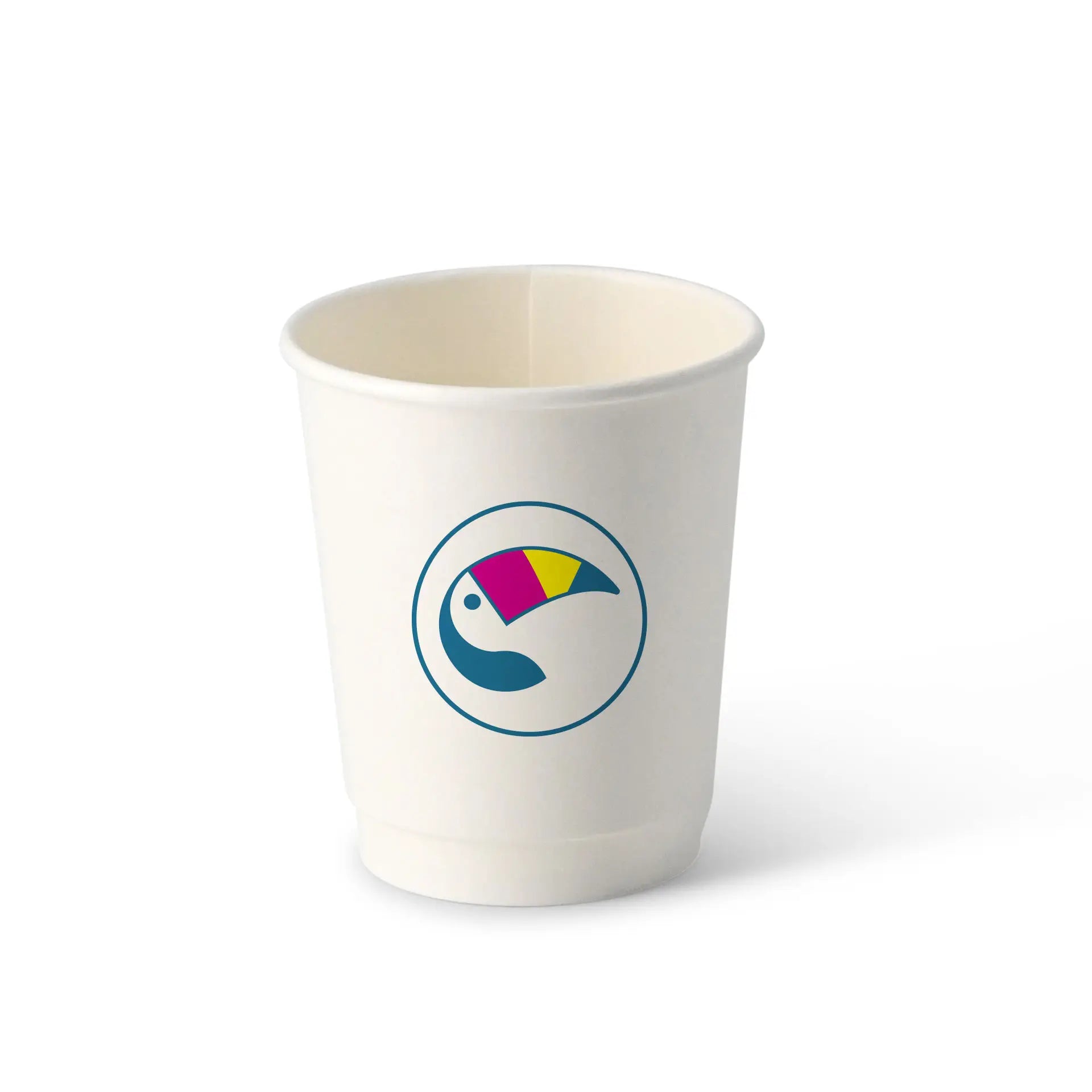Expresslieferung: Bedruckte Pappbecher (doppelwandig) - Coffee Becher to go mit Logo