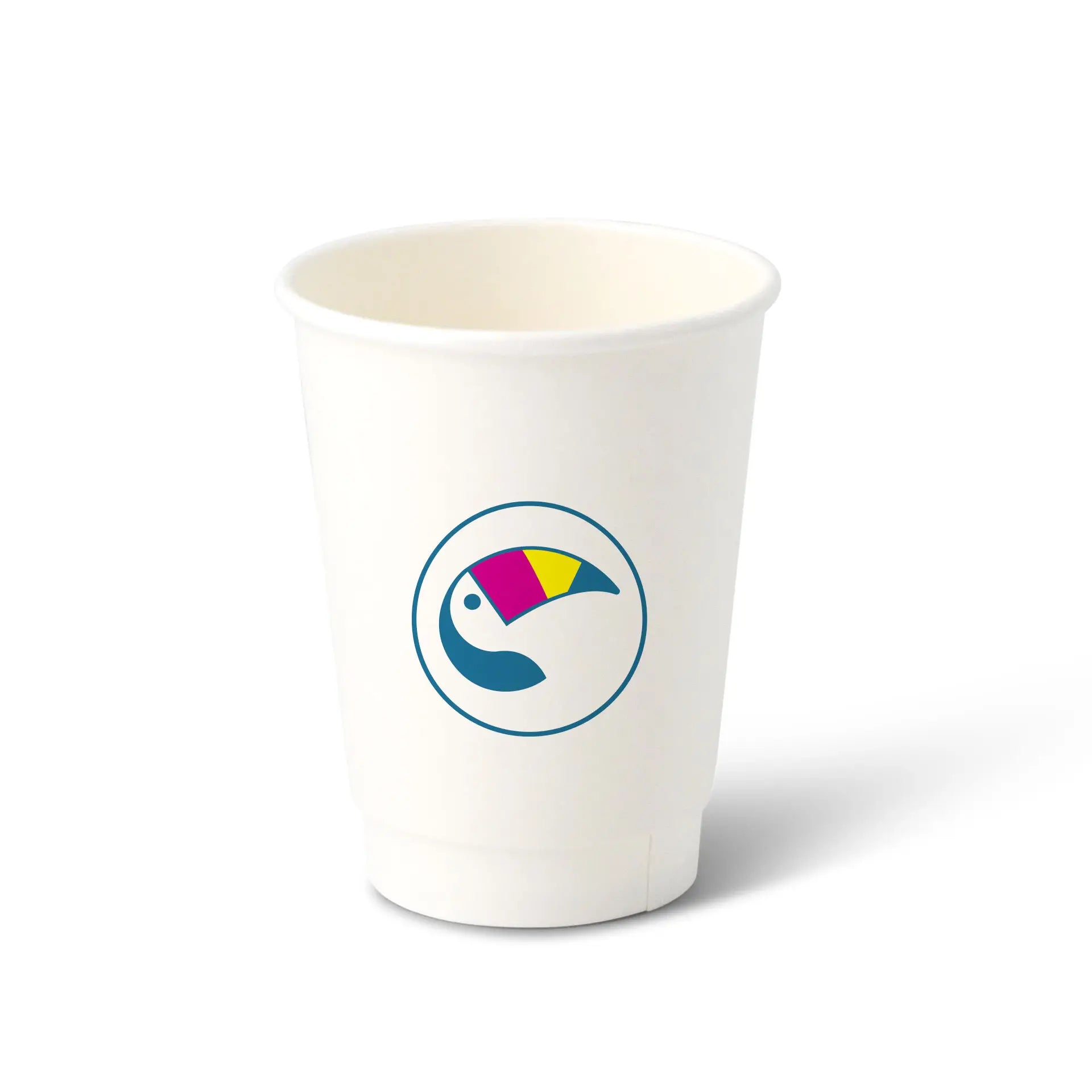 Expresslieferung: Bedruckte Pappbecher (doppelwandig) - Coffee Becher to go mit Logo