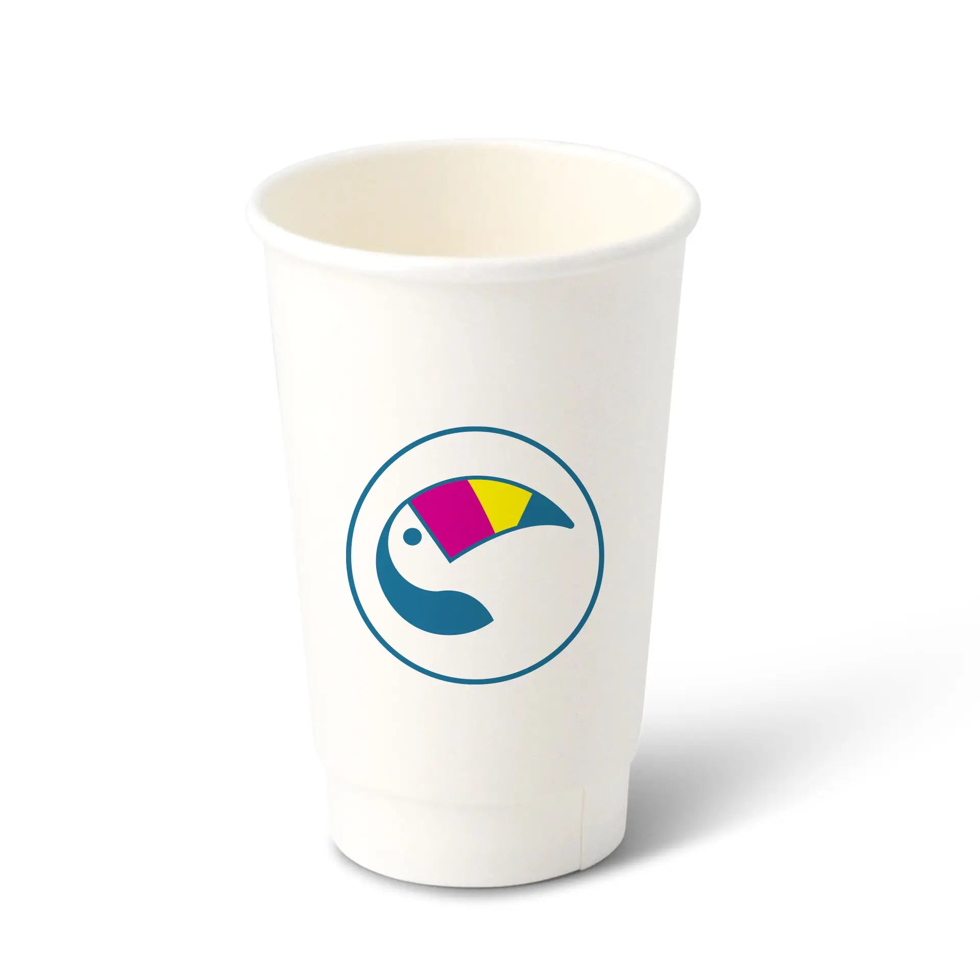 Expresslieferung: Bedruckte Pappbecher (doppelwandig) - Coffee Becher to go mit Logo