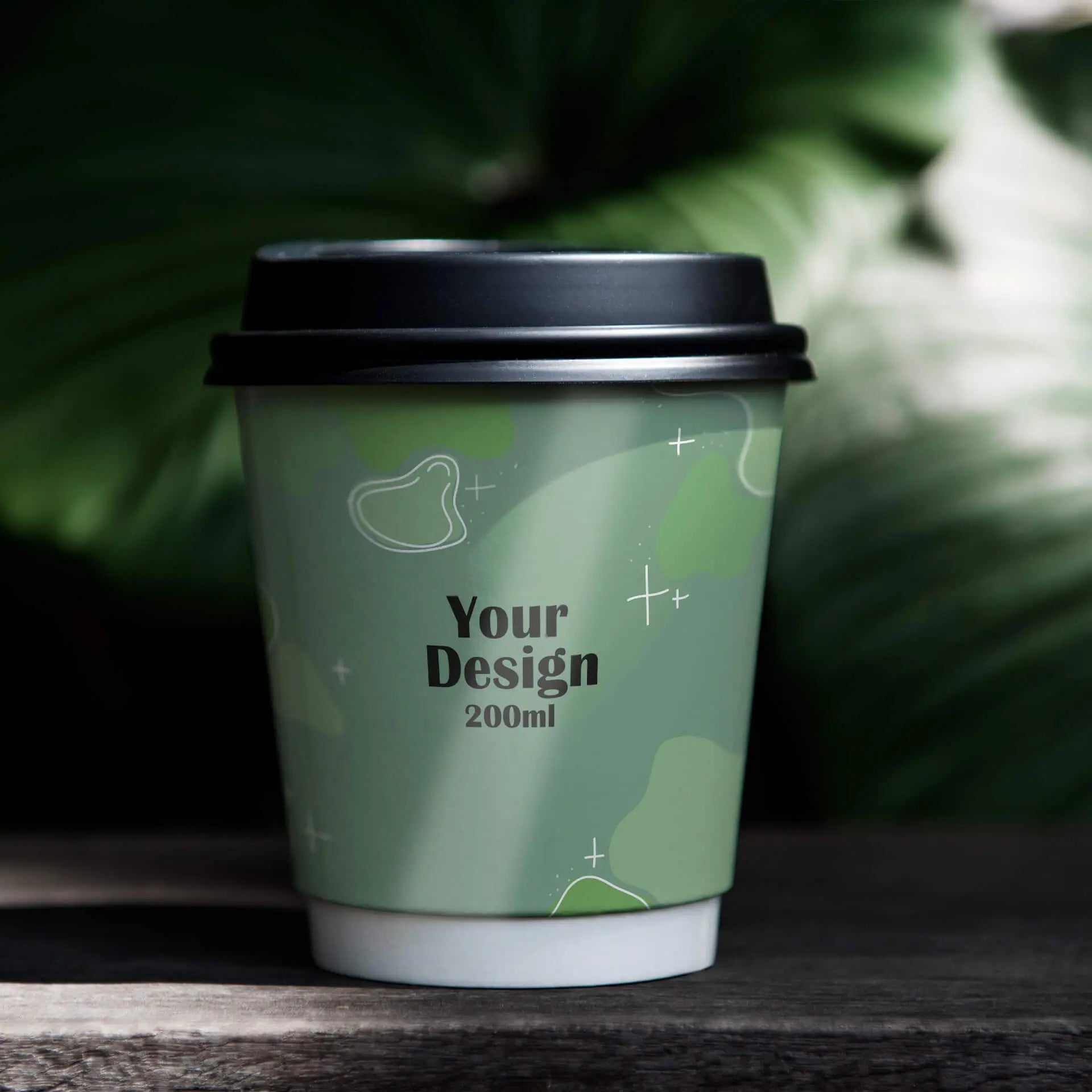 Expresslieferung: Bedruckte Pappbecher (doppelwandig) - Coffee Becher to go mit Logo