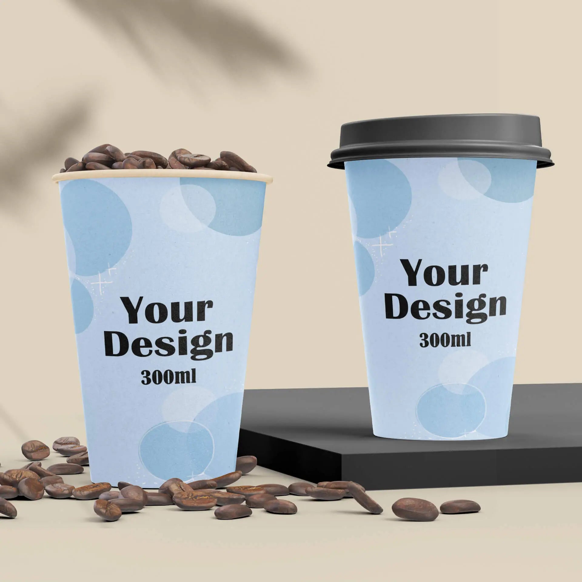 Bedruckte Pappbecher (einwandig) - Coffee to go Becher mit Logo