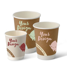 Bedruckte Pappbecher (doppelwandig) - Coffee to go Becher mit Logo