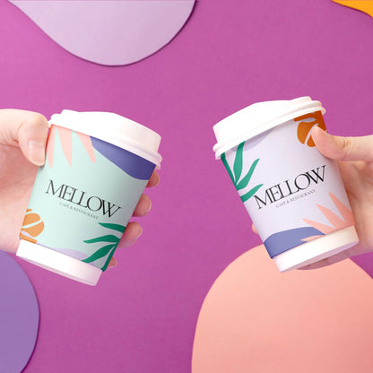 Bedruckte Pappbecher (doppelwandig) - Coffee to go Becher mit Logo