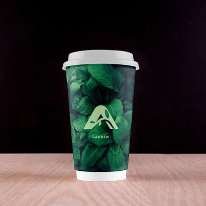 Bedruckte Pappbecher (doppelwandig) - Coffee to go Becher mit Logo