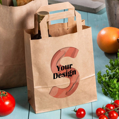 Tragetaschen bedrucken - Papiertragetaschen mit Henkel