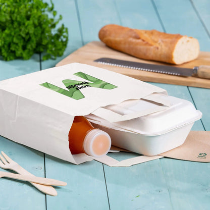 Tragetaschen bedrucken - Papiertragetaschen mit Henkel