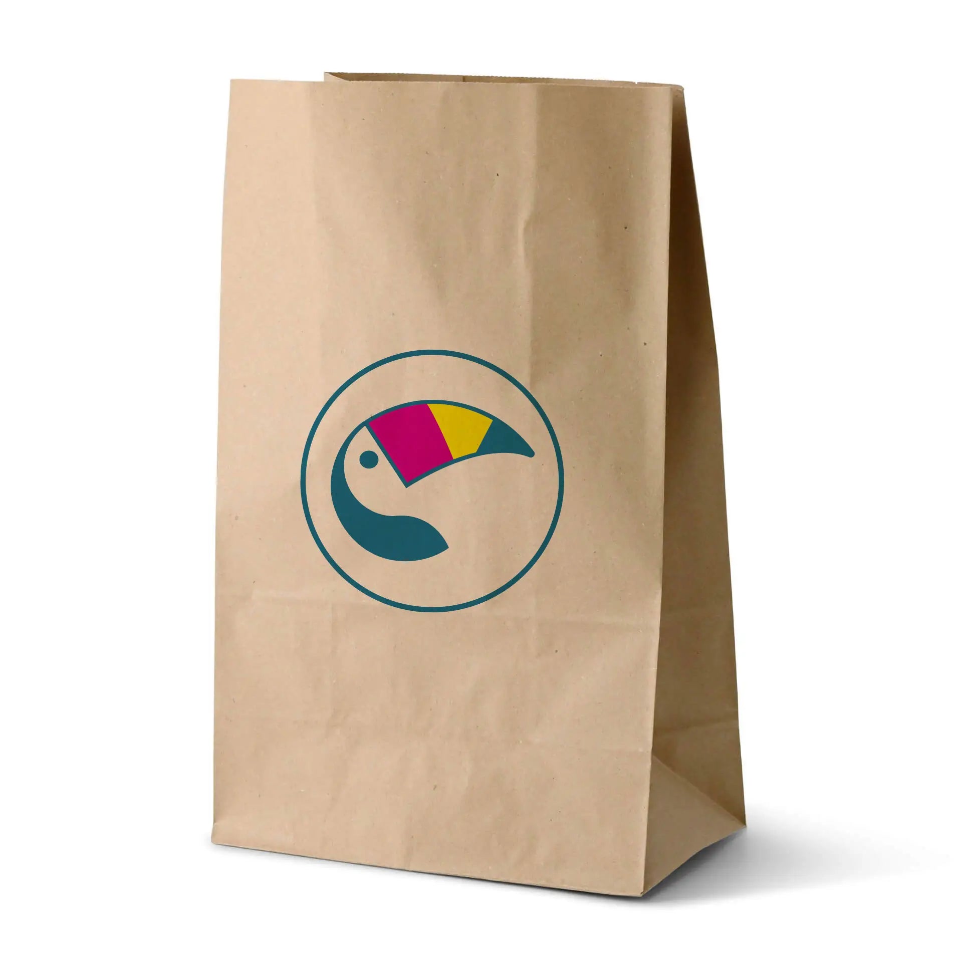 Papiertüten mit Logo - Papiertragetaschen ohne Henkel