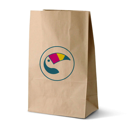 Papiertüten mit Logo - Papiertragetaschen ohne Henkel