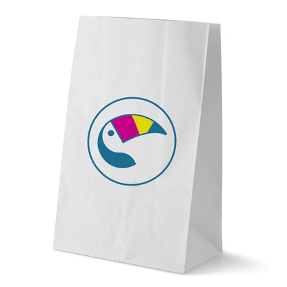 Papiertüten mit Logo - Papiertragetaschen ohne Henkel