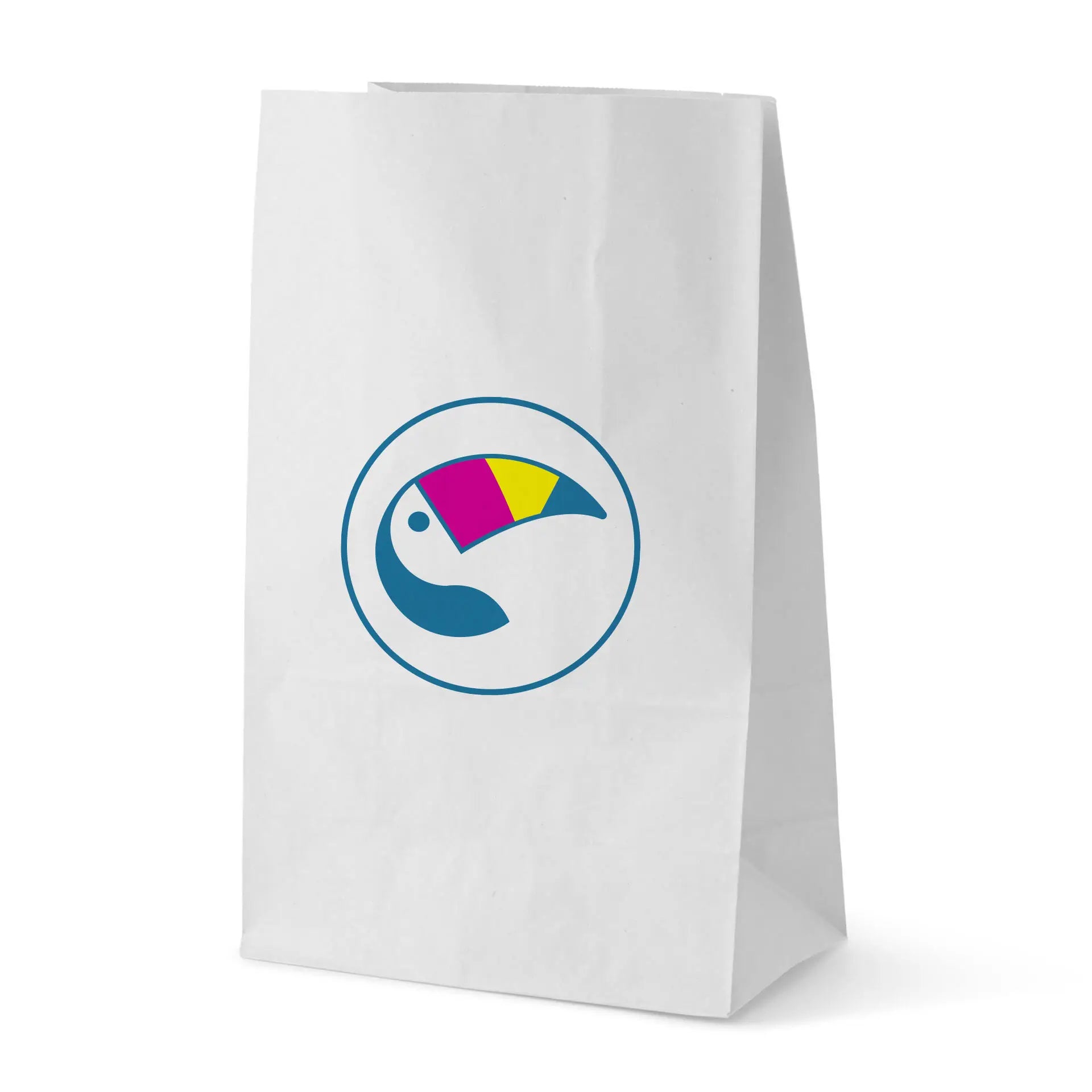 Papiertüten mit Logo - Papiertragetaschen ohne Henkel