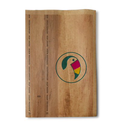 Wraptasche bedruckt (hitzebeständig), mit Klebeverschluss - Wrappapier mit Logo