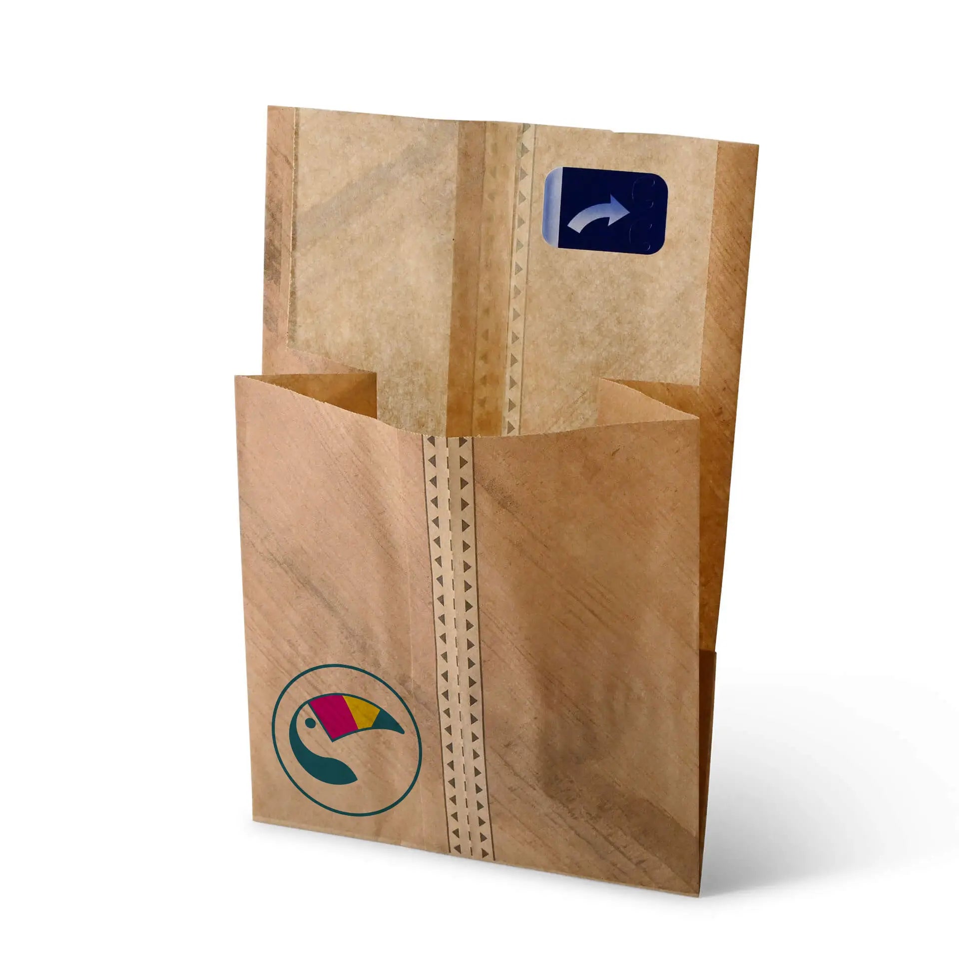 Burgerpapier bedruckt (mit Klebeverschluss) - Burgertasche mit Logo