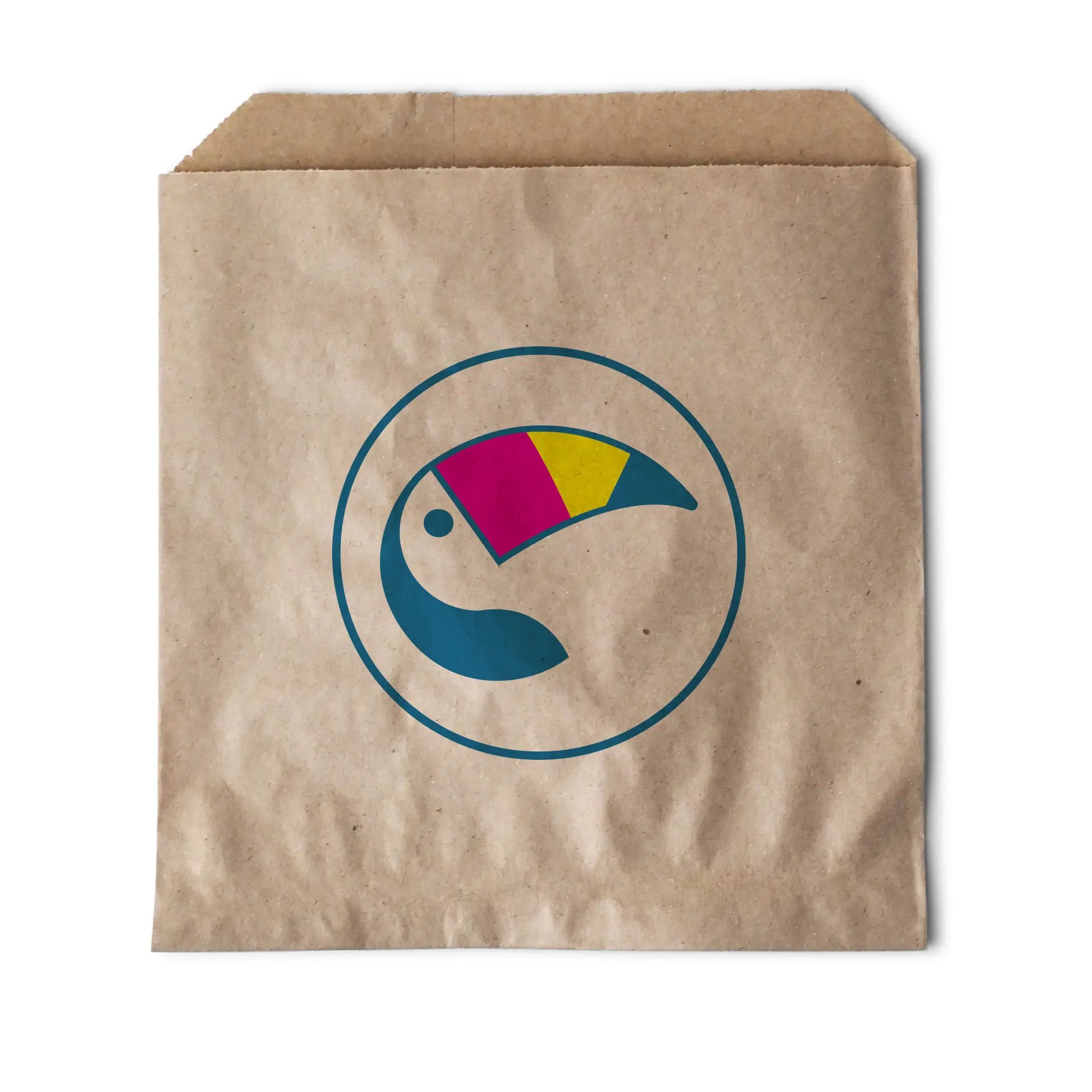 Bäckertüte bedrucken - Flachbeutel individuell mit Logo bedrucken