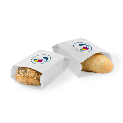 Brötchentüten bedruckt mit individuellen Logo - Faltenbeutel bedruckt