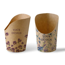 Wrap Verpackung bedrucken - Wrapbecher mit Logo