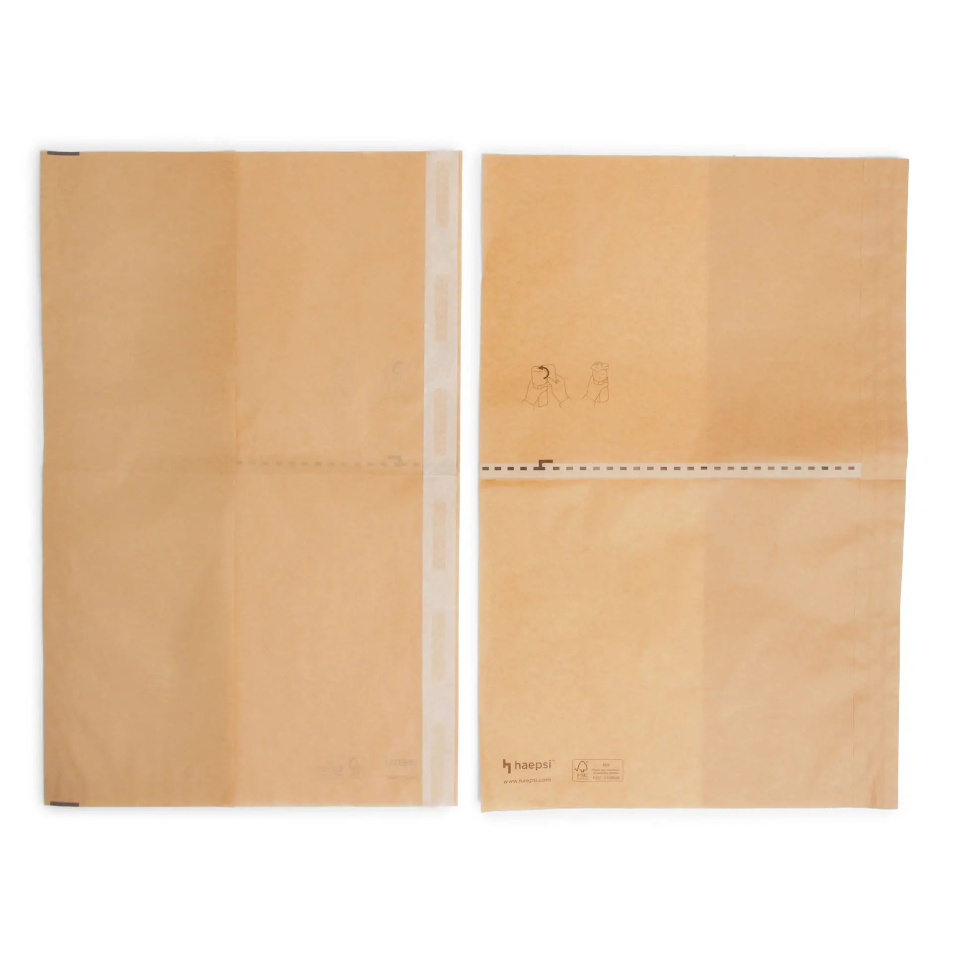 Expresslieferung: Wrap Verpackung bedrucken, Wraptüte mit Klebeverschluss
