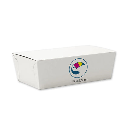 Expresslieferung: Snackbox bedrucken, to go Verpackungen aus Karton