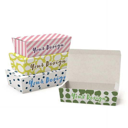 Expresslieferung: Snackbox bedrucken, to go Verpackungen aus Karton