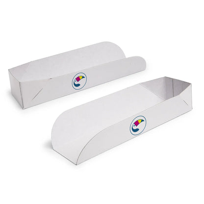 Expresslieferung: Hot Dog Verpackung bedrucken, Hot Dog Schale individuell gestalten