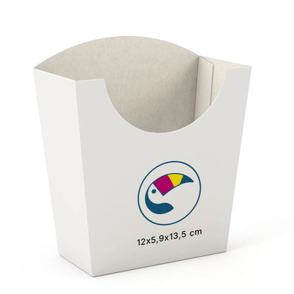 Expresslieferung: Bedruckte Pommes Schütten mit Logo