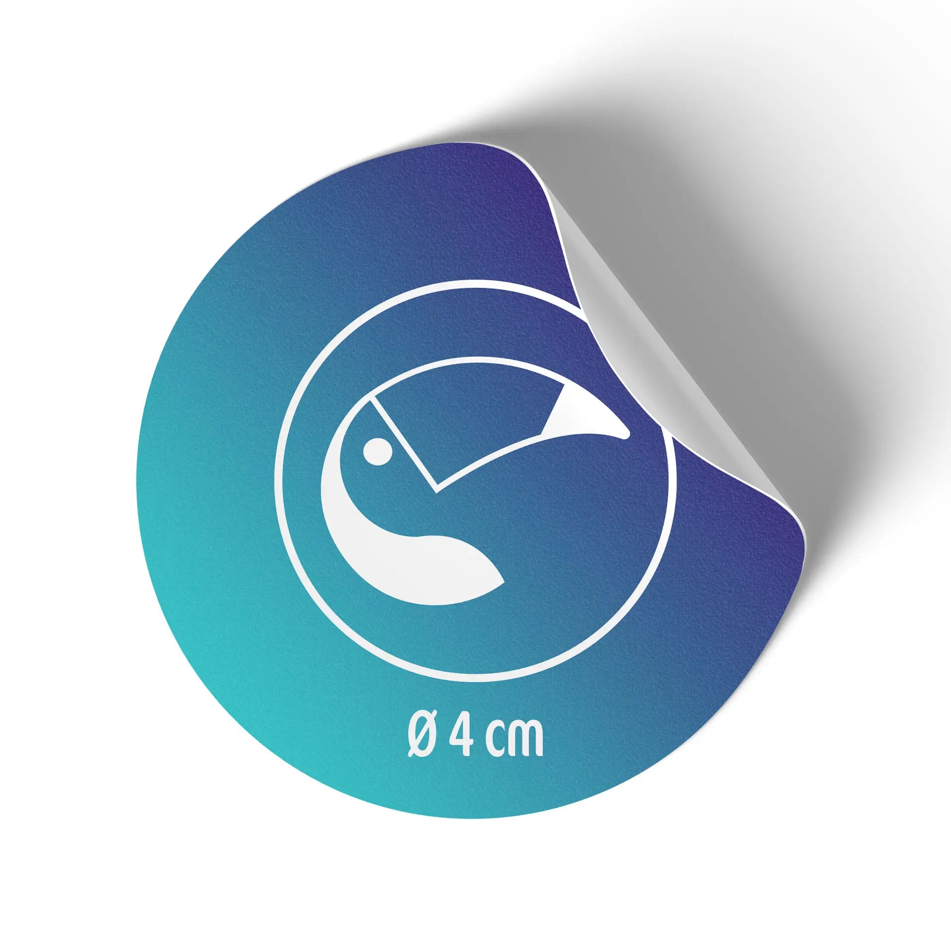 Etikettenrolle bedruckt, Aufkleber individuell gestalten