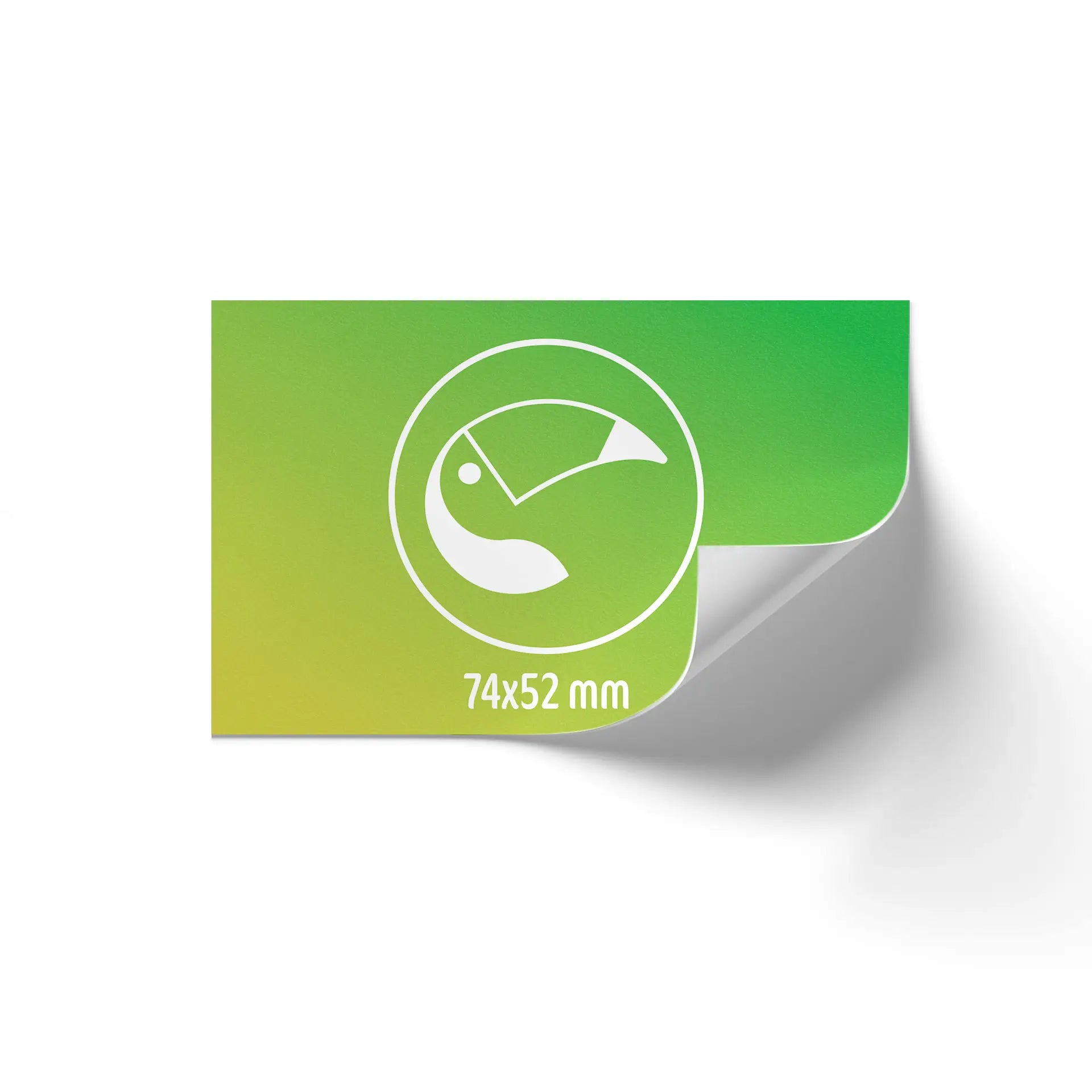 Etikettenrolle bedruckt, Aufkleber individuell gestalten