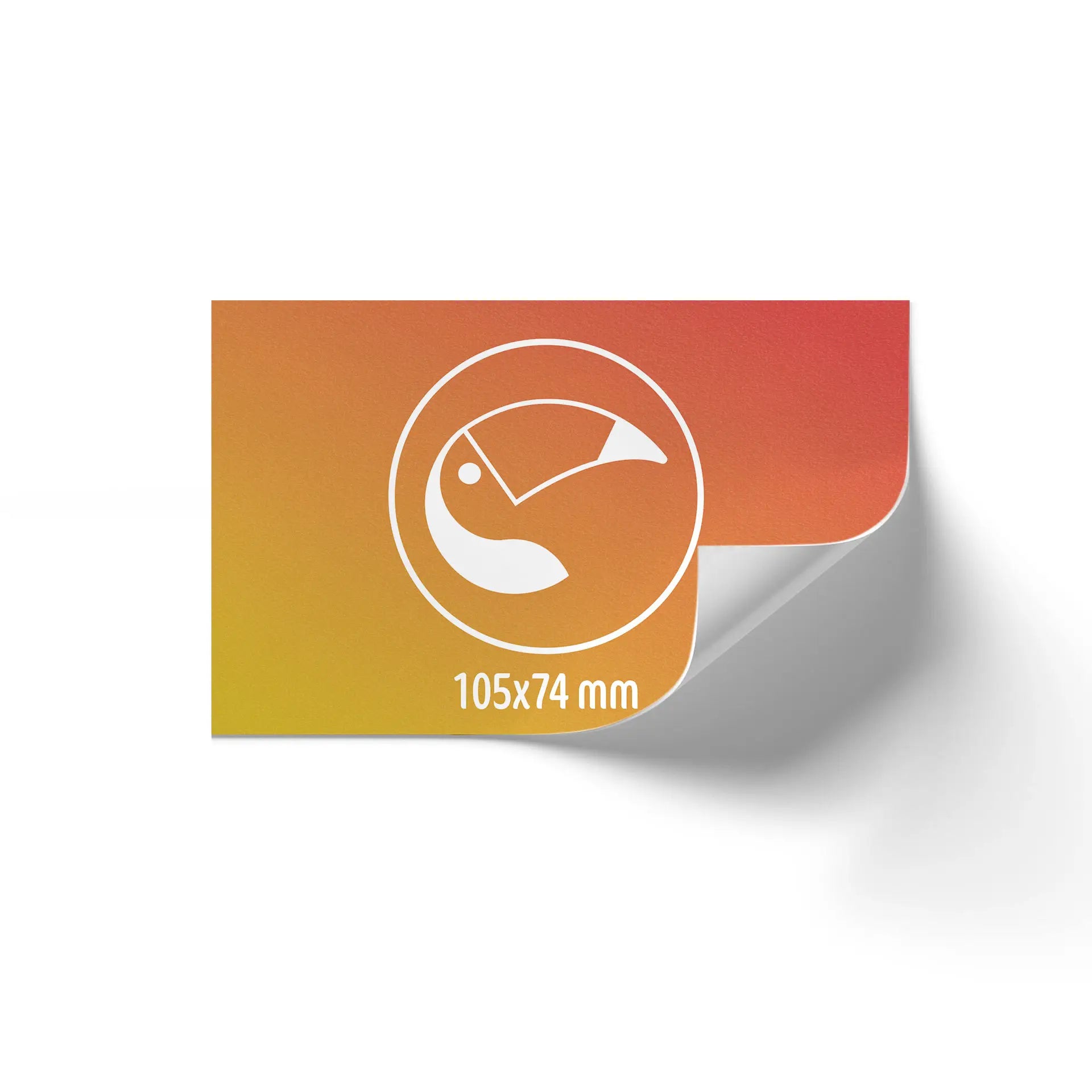 Etikettenrolle bedruckt, Aufkleber individuell gestalten