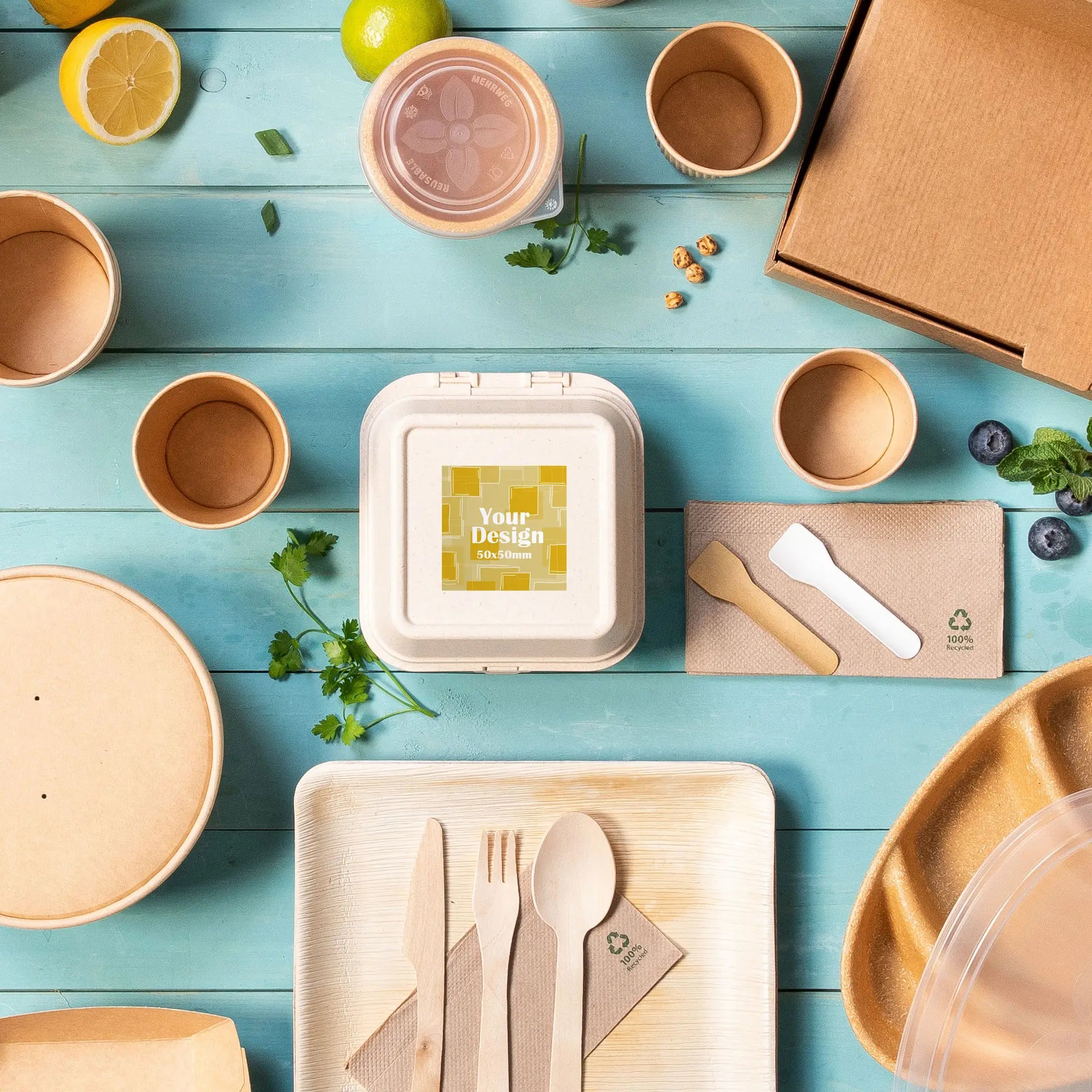 Etikettenrolle bedruckt, Aufkleber individuell gestalten