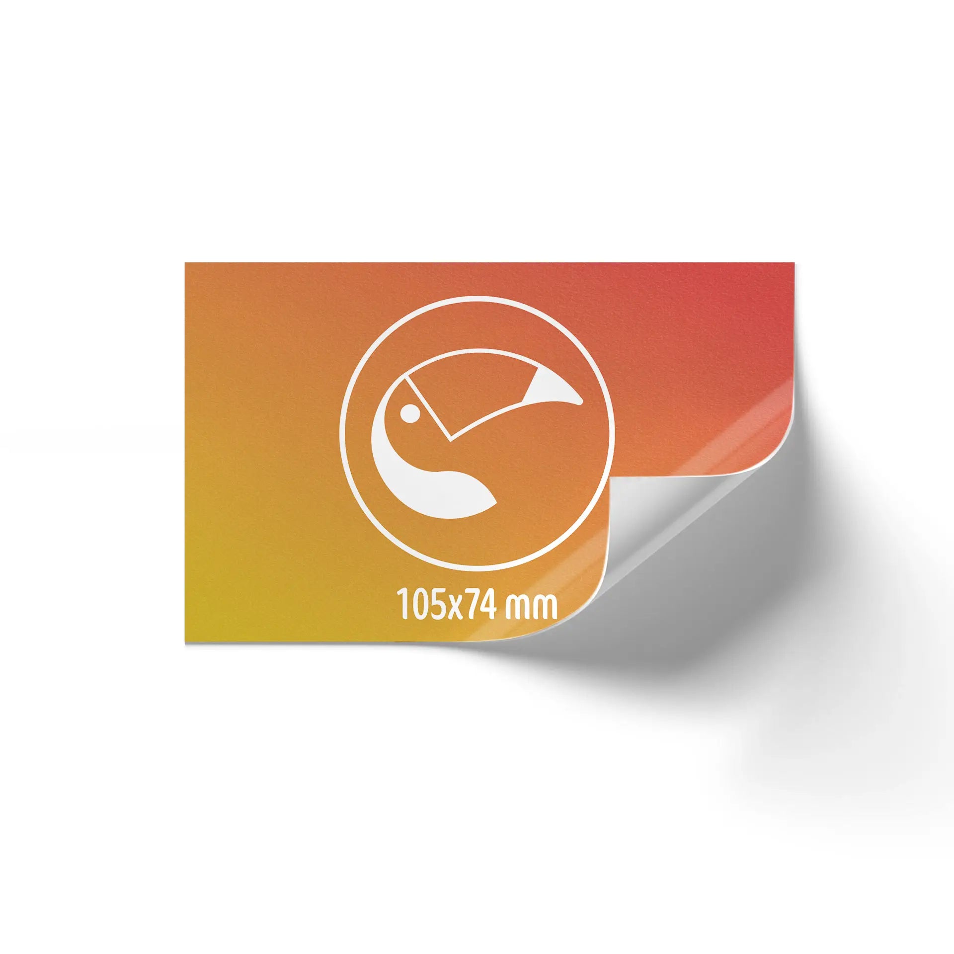 Etikettenrolle bedruckt, Aufkleber individuell gestalten