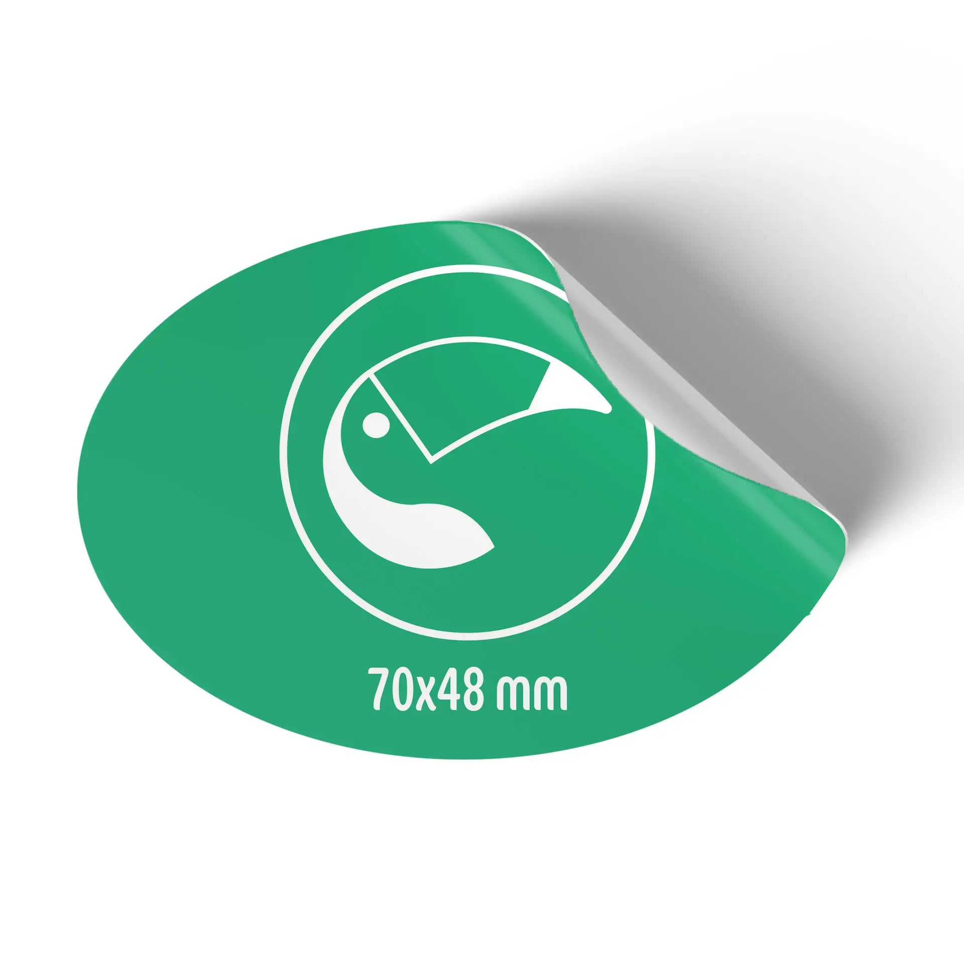 Etikettenrolle bedruckt, Aufkleber individuell gestalten