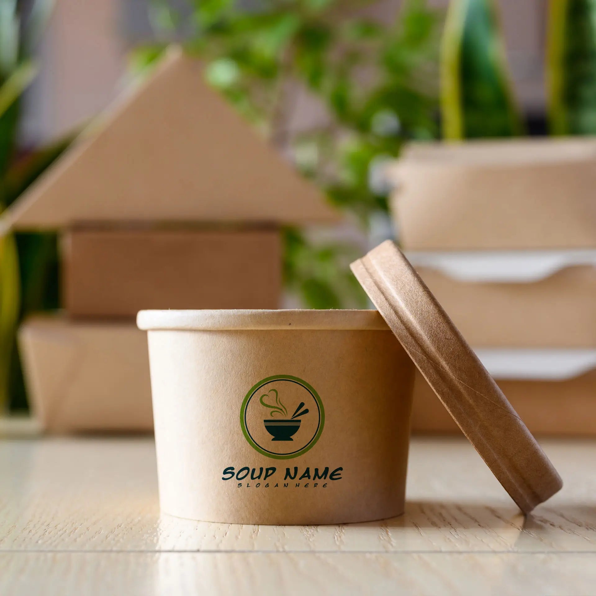 Bedruckte Suppenbecher to go - Suppenbecher Einweg