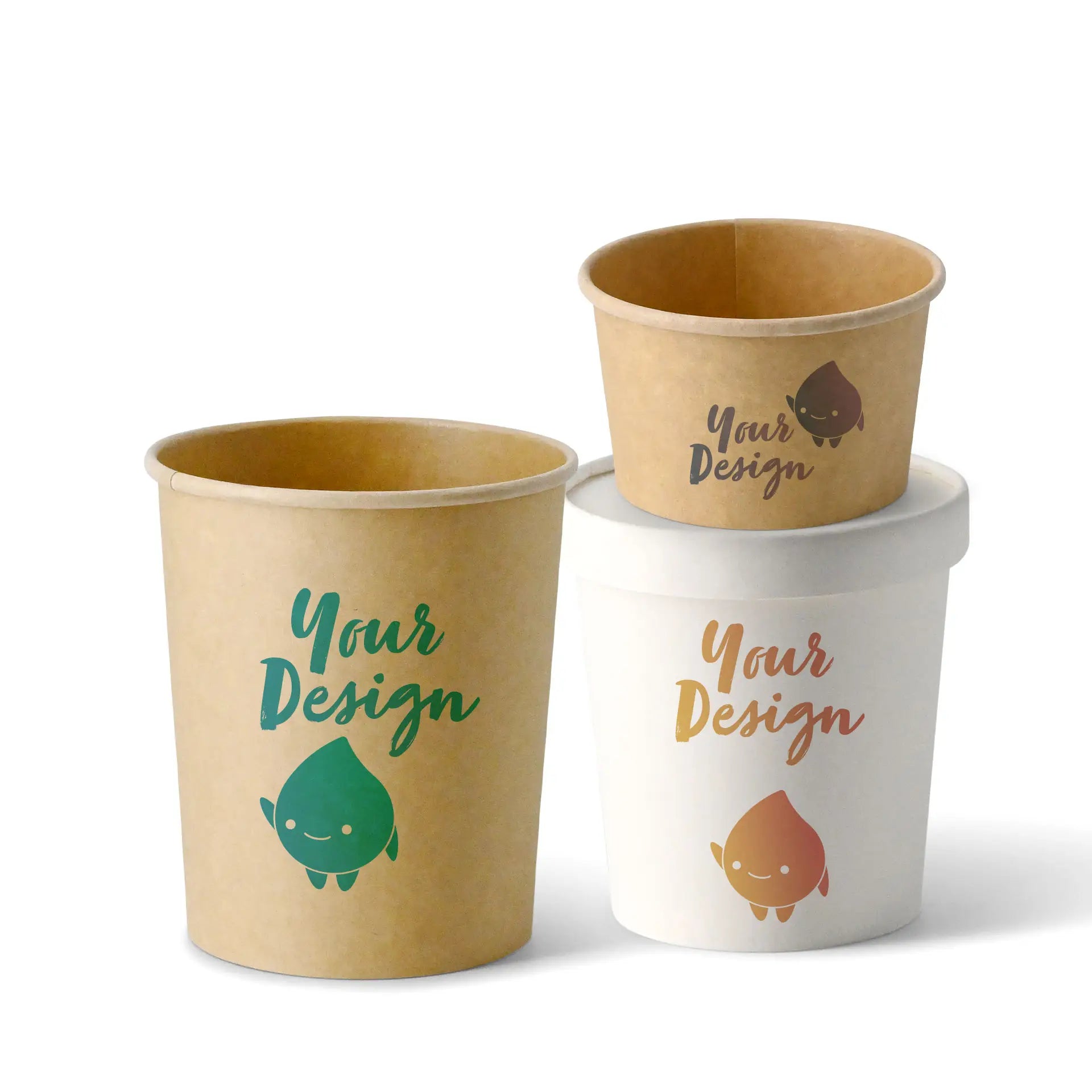 Bedruckte Suppenbecher to go - Suppenbecher Einweg