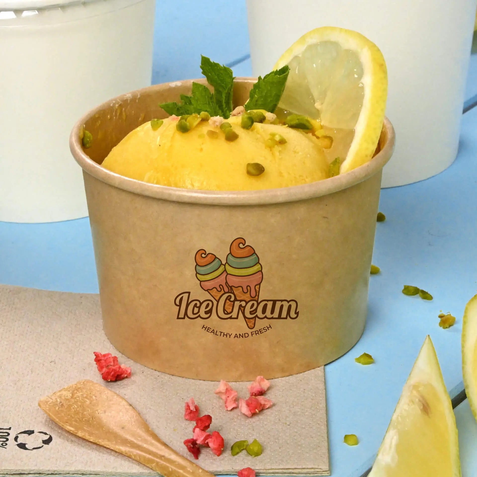 Eisbecher individuell bedruckt (klein)