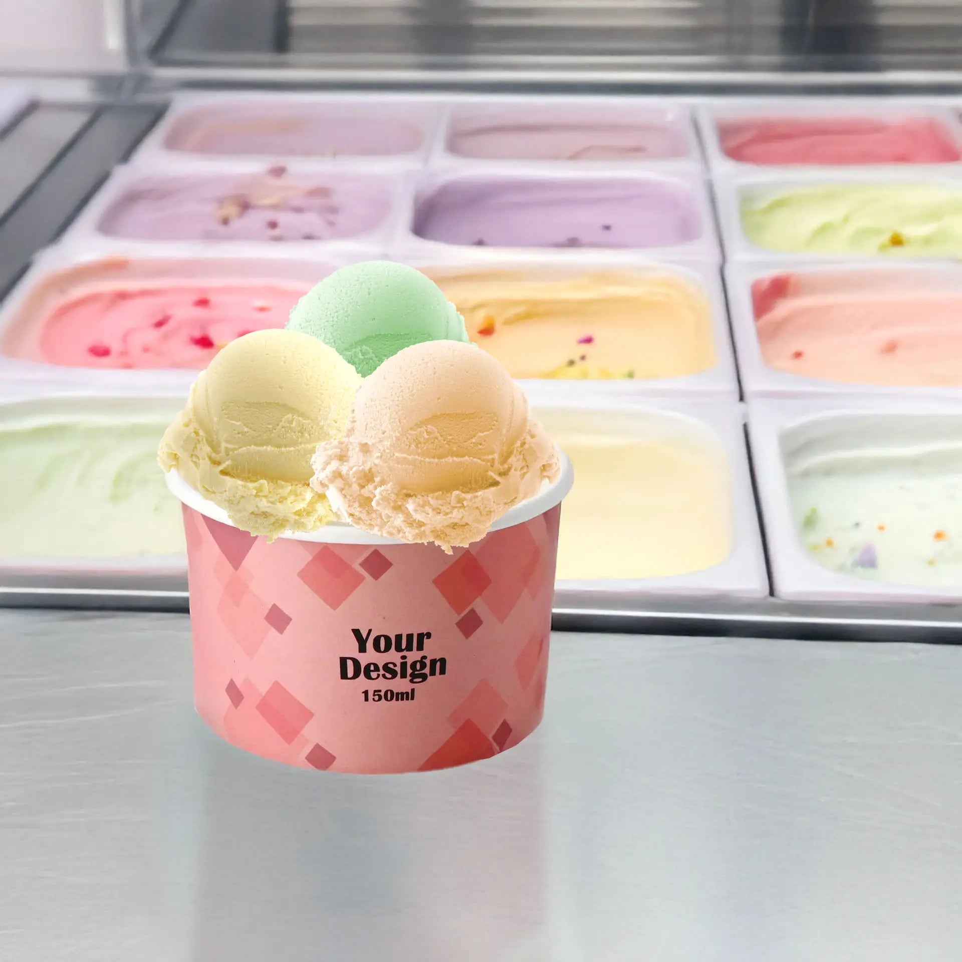 Eisbecher individuell bedruckt (klein)