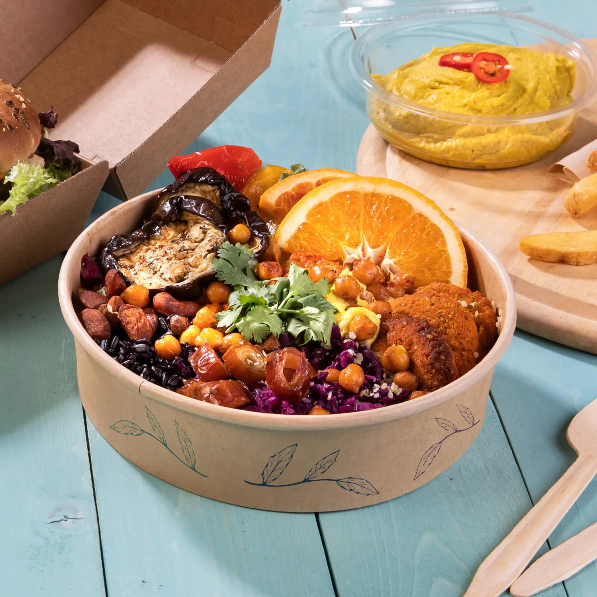 Bedruckte Salatschalen (rund) - Bowls individuell bedruckbar